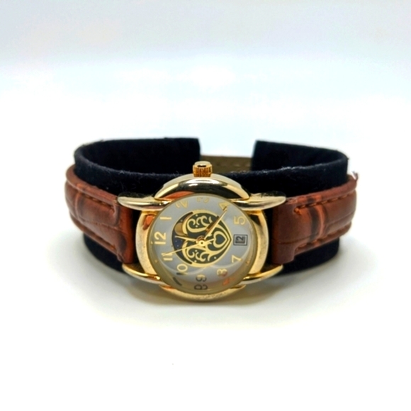 Vintage White Stag, Day and Night, Sun & Moon Phase Wristwatch - Picture 3 of 16